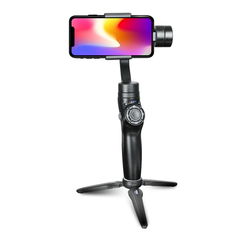  Smartphone Sports Camera 3-Axis Handheld Gimbal PTZ Stabilizer Focus Pull & Zoom for IPhone Android