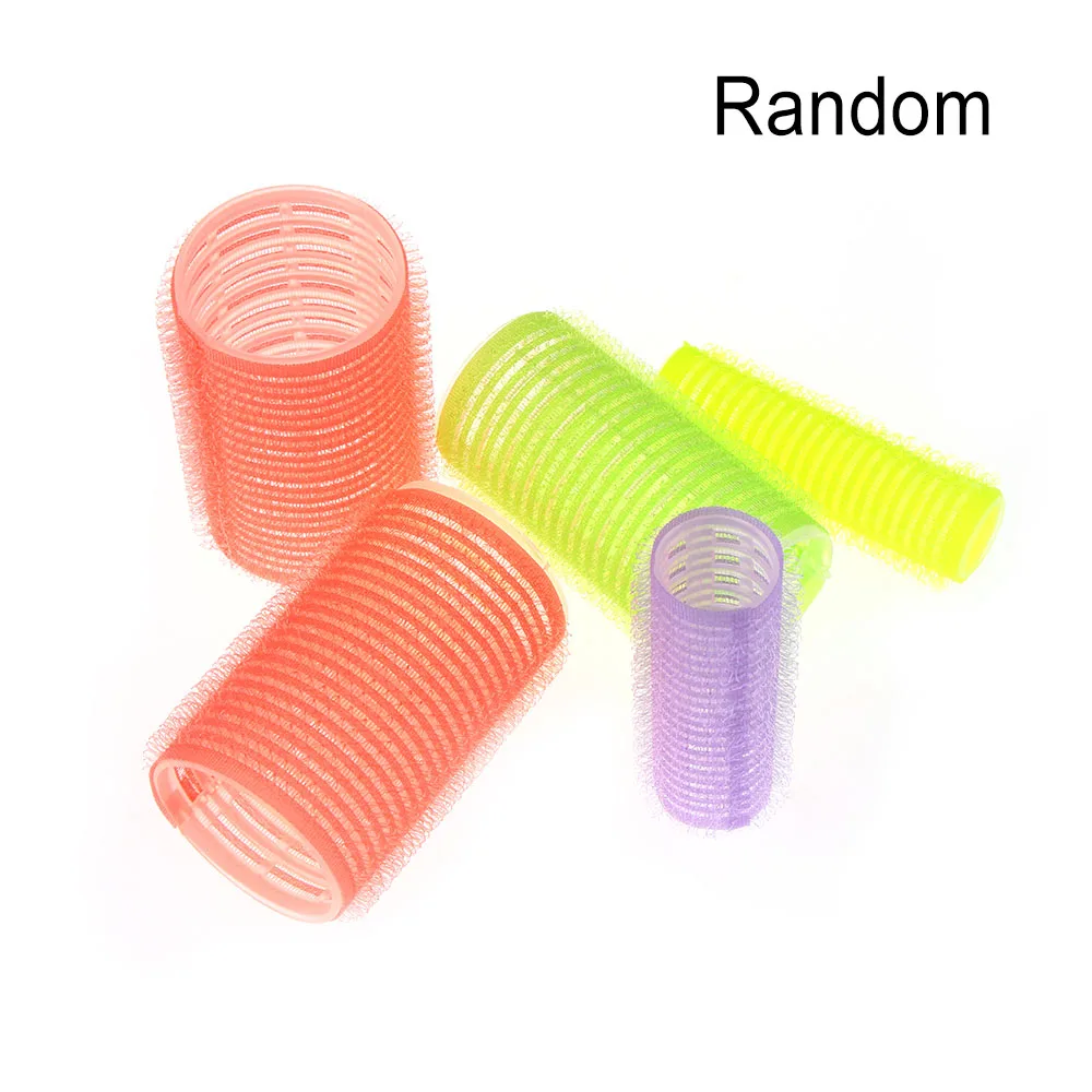 Multi Size Black Self Grip Hair Rollers Pro Salon Hairdressing Curlers Hair Design Sticky Cling Style For DIY Styling hair styling tool hair curling tools
