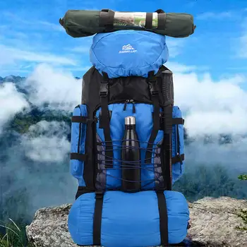 

Durable 90L Nylon Outdoor Climbing Bag Military Accessorie Backpack Traveling Backpack High Capacity Field Survival