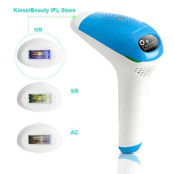 

3 In 1 IPL Laser Hair Removal Epilator Machine 500000 Shots for Face Body Hair Removal Aacne Clearance Skin Rejuvention Device