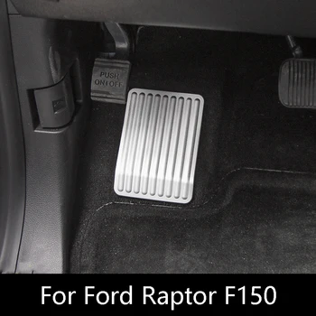 

Aluminum Alloy Car Left Rest Foot Step Foot Anti Slip Pedal For Ford Raptor F150 2015-2020