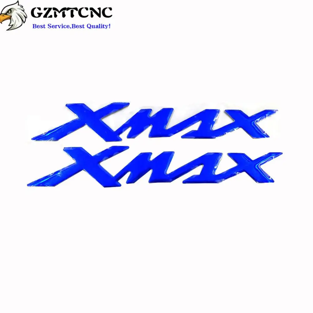 오토바이 3D 마크 스티커 탱크 데칼 아플리케 엠블럼 배지 탱크 패드 프로텍터 데칼 야마하 X-MAX XMAX X MAX 125 250 300