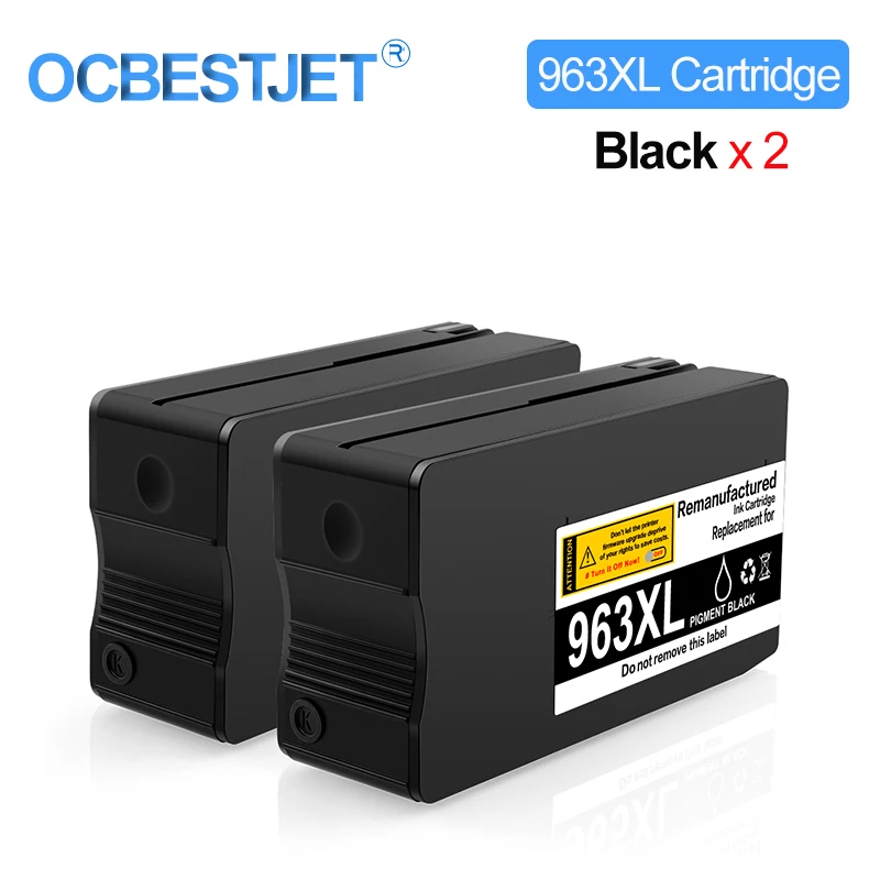 Cartucho de tinta negro para impresora HP, recambio de tinta Compatible con  HP 963, 963XL, Officejet Pro, 9010, 9012, 9013, 9014, 9015, 9018, 9019,  9020, 9022, 9023, 9025, 9028, 2 piezas|Cartuchos de tinta| - AliExpress