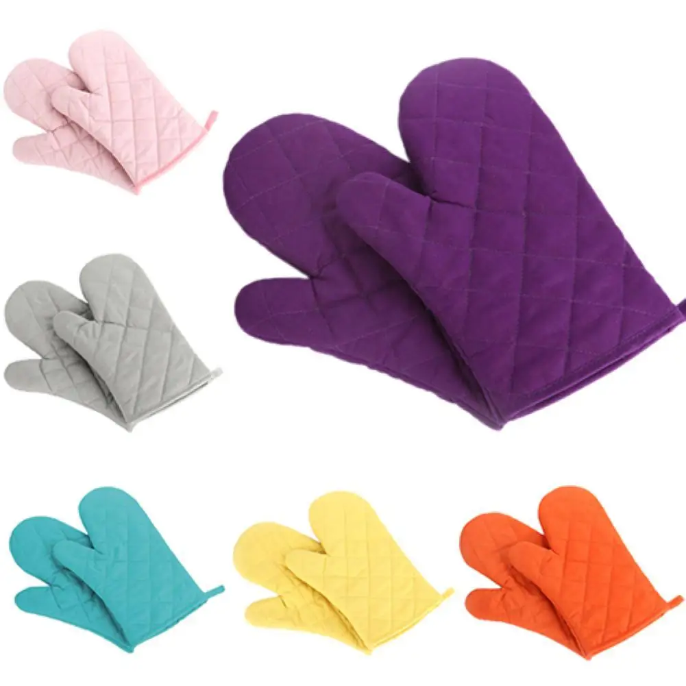 Guante de algodón Multicolor, bandeja resistente a altas temperaturas, soporte para cuencos, horno, podadora de mano para cocina, nuevo