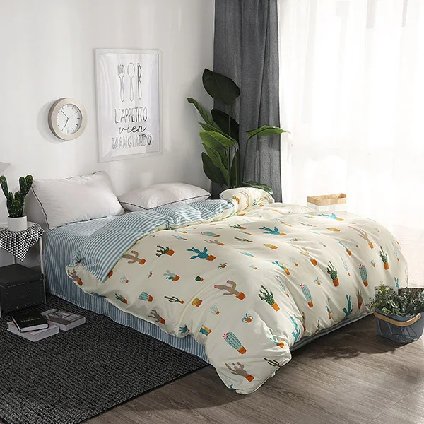 As Photo 20 Single Twin Queen King Size Duvet Cover Soft Cotton Quilt Comforter Case Bedding Bag Kids Child 150x200 180x220 200x230 220x240 - Цвет: As Photo 20