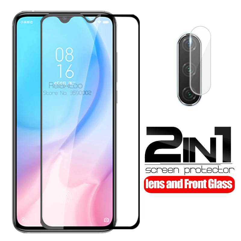 Защитное стекло 2 в 1 для объектива камеры xiaomi mi 9 lite Защита экрана xiomi t pro 9se mi9 se mi9lite