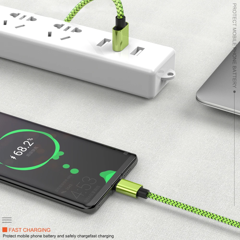 1 м Micro USB Дата-кабель для зарядного устройства для samsung S6 S7 Edge huawei Xiaomi Redmi Note 4 4X Android мобильный телефон шнур Быстрая зарядка