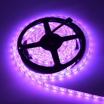 

Plastic 300-LED SMD3528 24W RGB IR44 Light Strip Set with IR Remote Controller (White Lamp Plate) YU-Home
