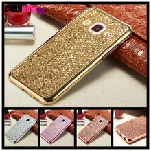 Полностью блестящий чехол для samsung Galaxy J3 J5 J7 J2 Prime Grand металлический стержень A20 A30 A50 A70 A5 A8 плюс чехол Funda