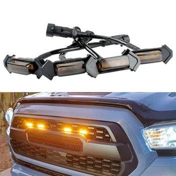 

for Toyota Tacoma 2016‑2019 Front Grille Bumper Light Led Lamps Kits White
