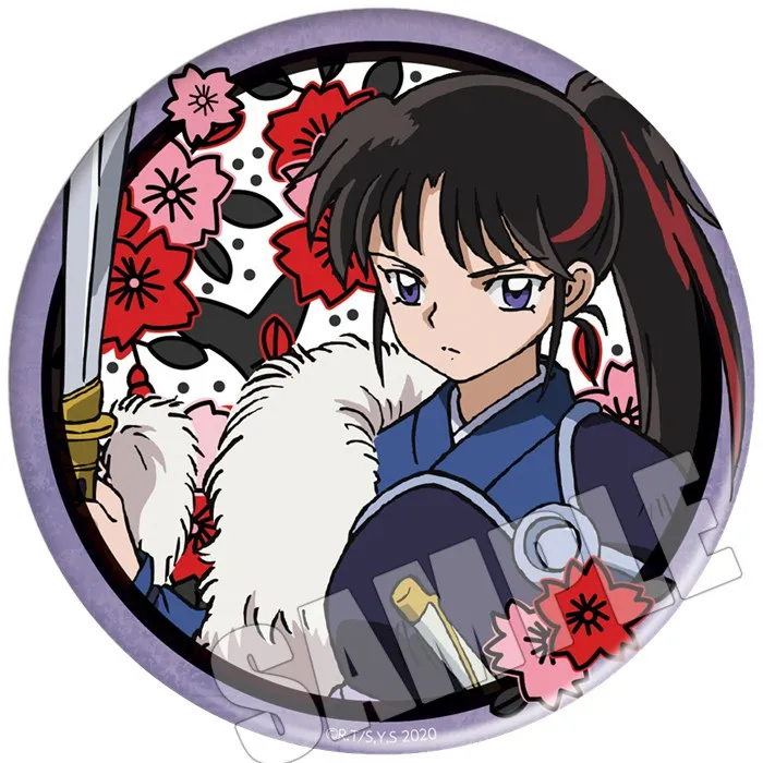 58mm Brooch Inuyasha Hanyo no Yashahime: Princess Half-Demon Acrylic Badges  Icons Button - AliExpress