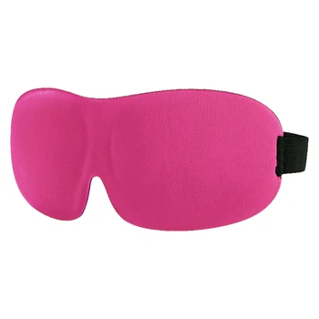 

3D Eye Soft Padded Home Comfortable Sleeping Blindfold Elastic Portable Travel Lightweight Rest Relax Washable Shade Cover