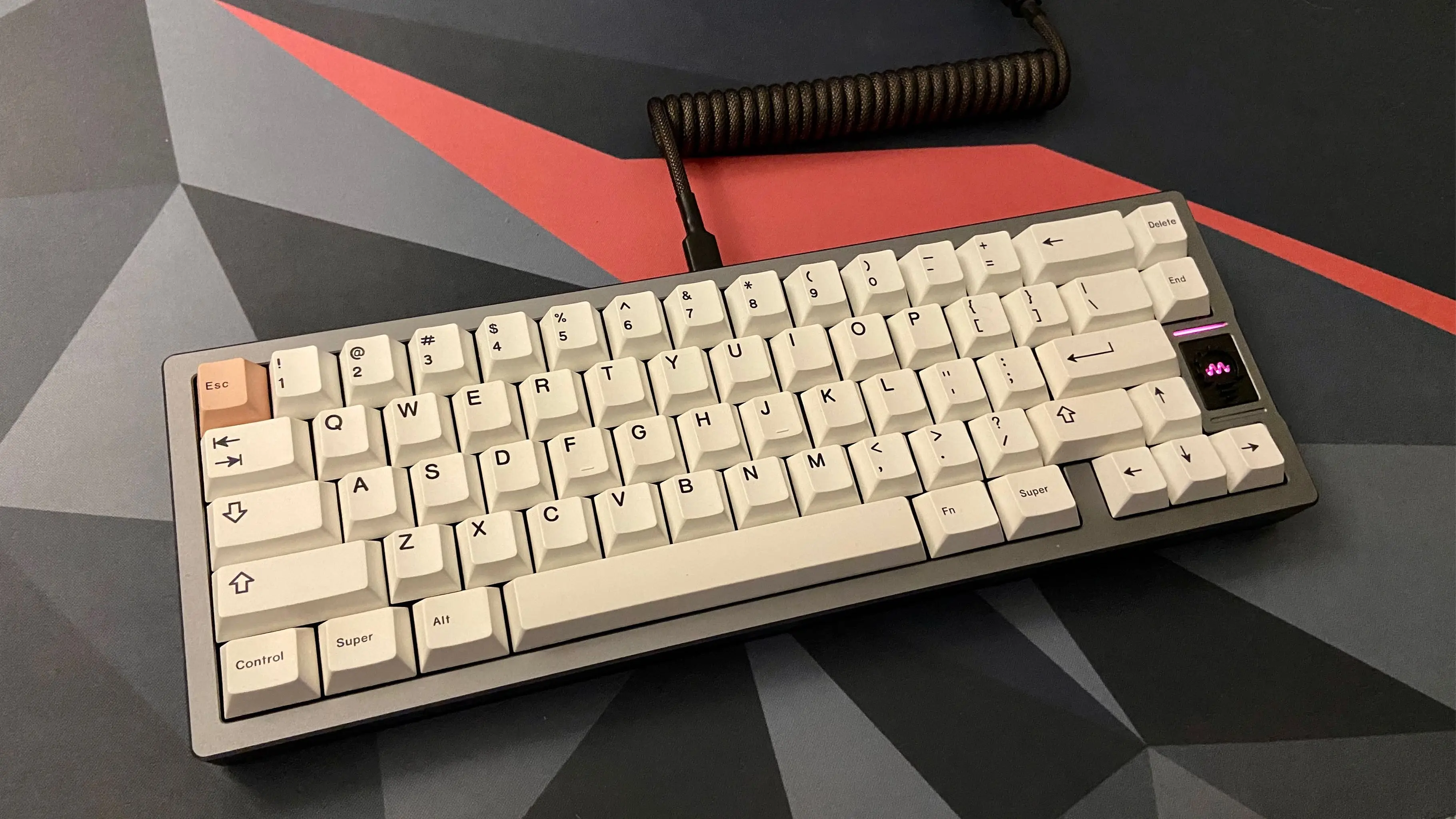 Geekark Arco r2 Pbt Simples Branco Keycaps Novo Molde Sublimação Keycap Cherry Perfil Teclado Mecânico - Imagem 2