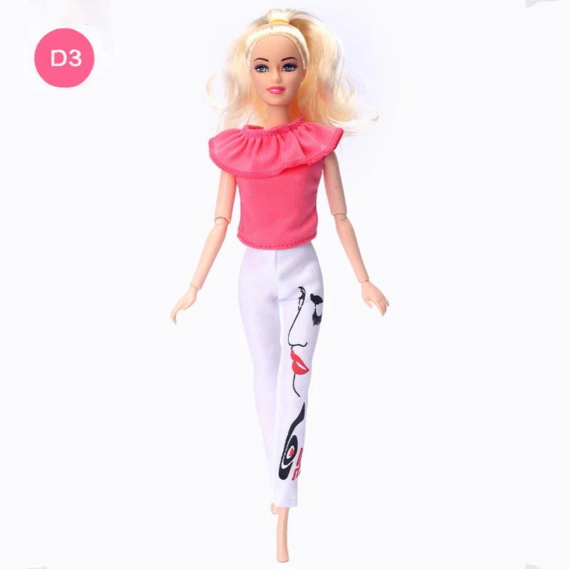 Barbie Roupas e Acessórios Conjunto Esportivo Blusa e Shorts Tie-Tye GRB99  Original Mattel