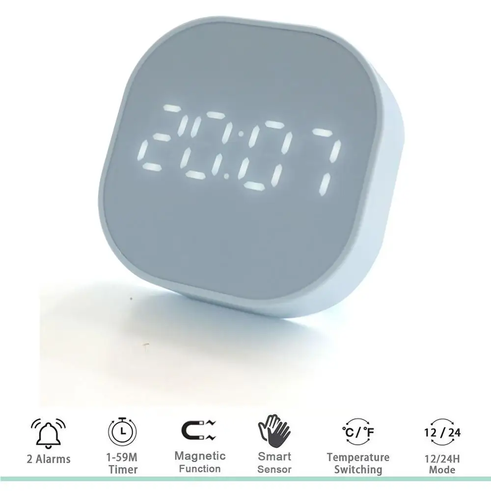 

New LED Digital Kitchen Timer for Cooking Shower Study Stopwatch Alarm Clock Magnetic Electronic Cooking Countdown Clock Timer