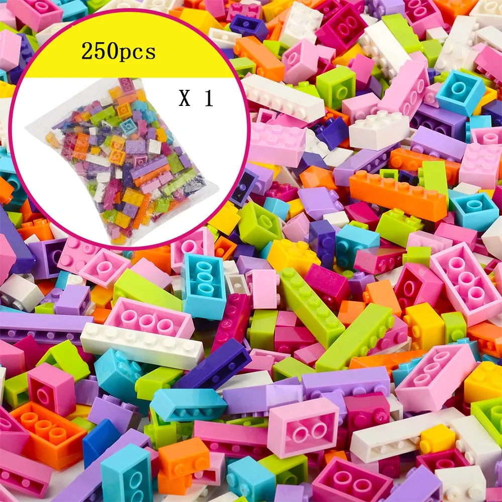 250 1500 шт блоки DIY креативная Модель персонажа головоломка игрушка совместима со