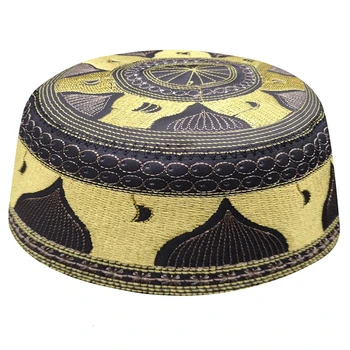 Men Kippot Bonnet Satin Allah Hats Prayer African Jewish Yarmulke Muslim Mens New Musulman Kippah Caps India Islam Arabic Kippa