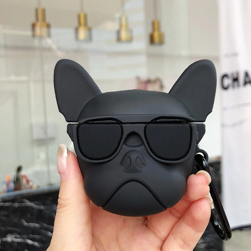 3D чехол для наушников для Airpods Pro Чехол Силиконовый поросенок Мультяшные наушники/Earpods чехол для Apple Air pods Pro 3 чехол Брелок - Цвет: AirPods 1and2 case