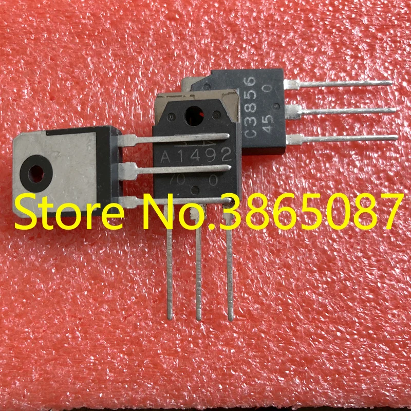 TRANSISTOR de potencia ORIGINAL nuevo, 20 pares, A1492, C3856, TO 3P