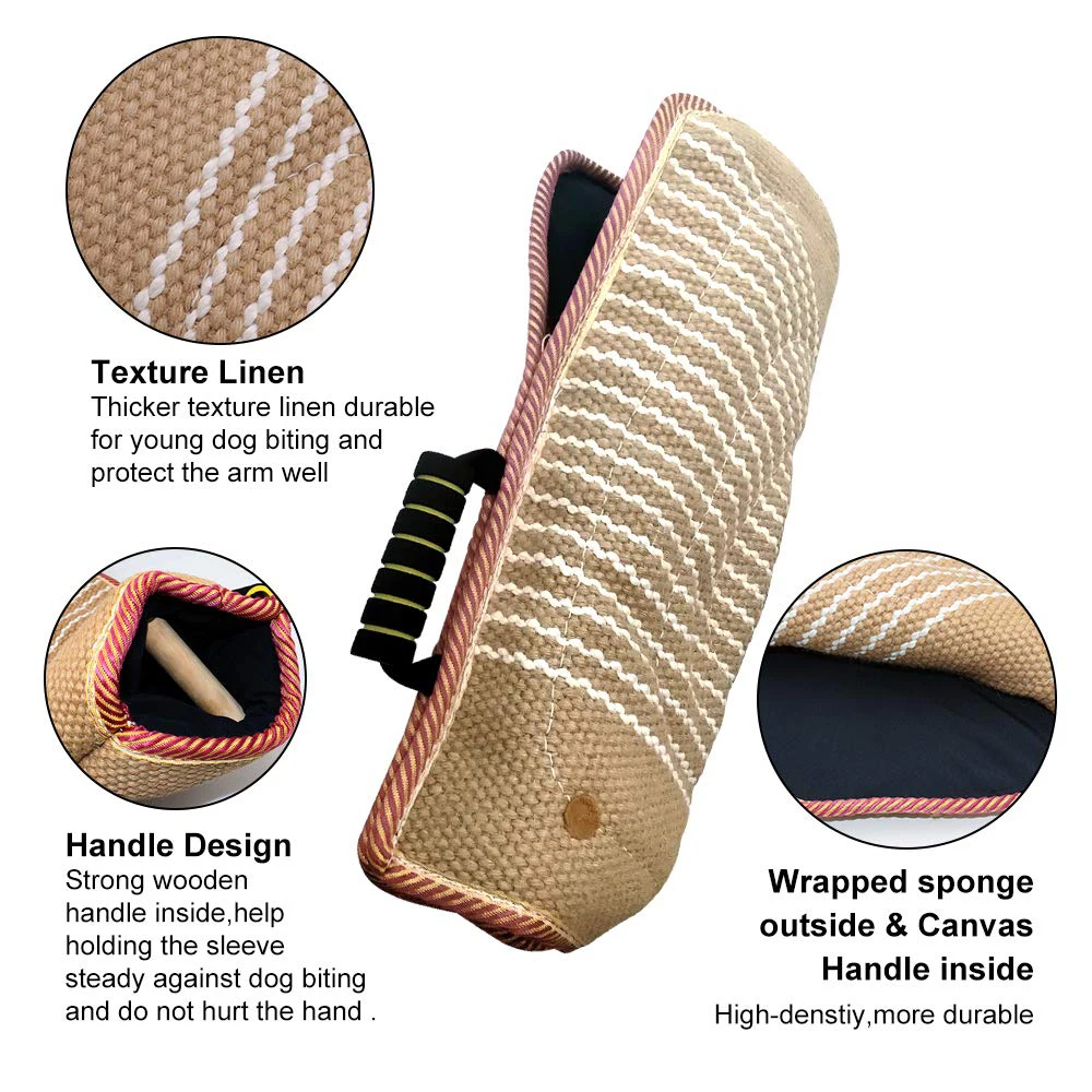 Dog Training Arm Sleeve Professional Dog Training Set Whip Agitation Stick for Large Big Dogs Safe Protection Sleeve