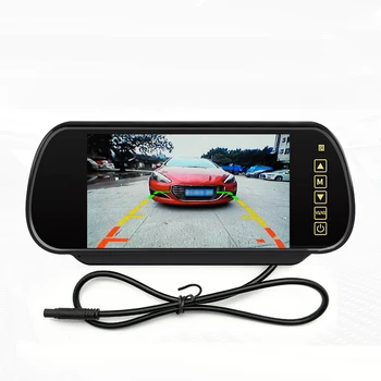 

Replacement Car Monitor Bluetooth Rear View LED Night Vision Set USB TF cards