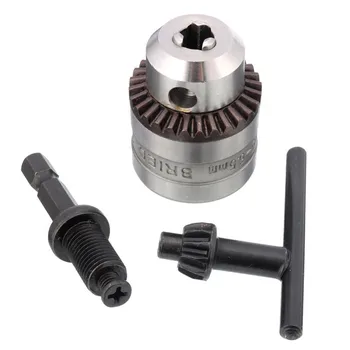 

Big Promotion Electric Drill Chuck Capacity 0.6-6mm Thread 3/8-24UNF 1/4Inch Hex Shank Power Tools Accessories Electric Tool Set
