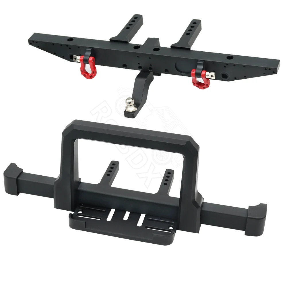 Durable Aluminum Alloy RC Car Metal Front and Rear Bumper Set