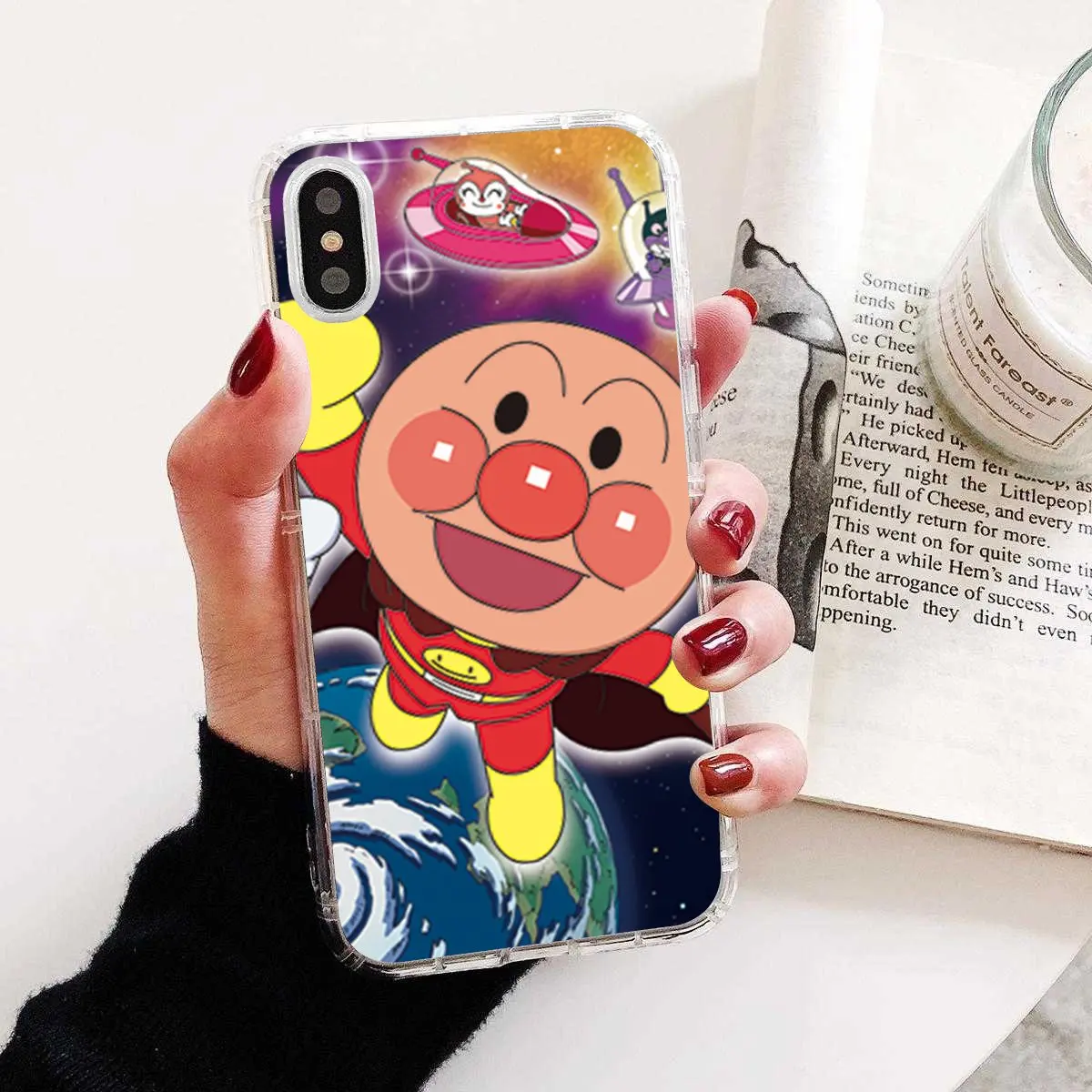 Soft Case Housing Anpanman cartoon For Nokia X6 2 3 5 6 8 9 230 3310 2.1 3.1 5.1 7 Plus 2017 2018 | Мобильные телефоны и
