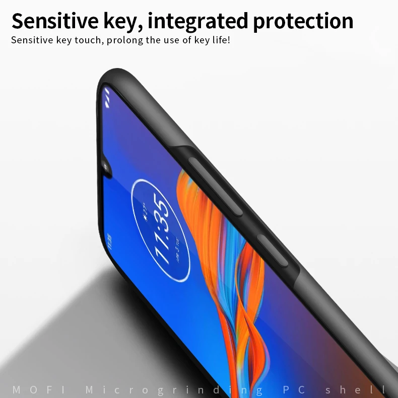 MOTO E6 Plus MOFi чехол для телефона для Motorola Moto E6 Plus PC жесткий чехол для Motorola Moto E6Plus пластиковый матовый чехол для телефона