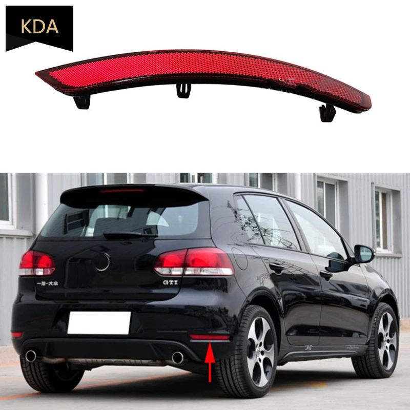 Светоотражатель заднего бампера для VW Golf MK6 GTI 2009 2010 2011 2012 5K0945105E 5K0945106E | Автомобили
