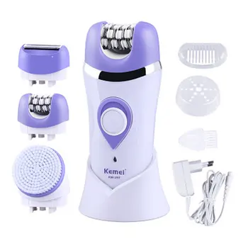

Km-297 Multi-Function Suit Ladies Charging Shaver Face Cleansing Instrument Electric Hair Removal Device