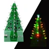 Three-Dimensional 3D Colorful Christmas Tree DIY Kit Red/Green/Yellow 7 Colors LED Water Lamp Flash Circuit Electronic Fun Suite ► Photo 3/6