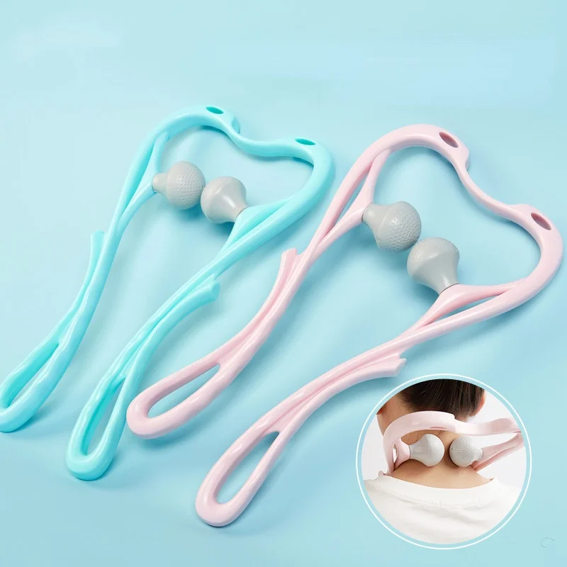 

Pressure Point Therapy Neck Massage Tool Pressure Relieve Hand Roller Massage Neck Shoulder Dual Trigger Point Self Massager