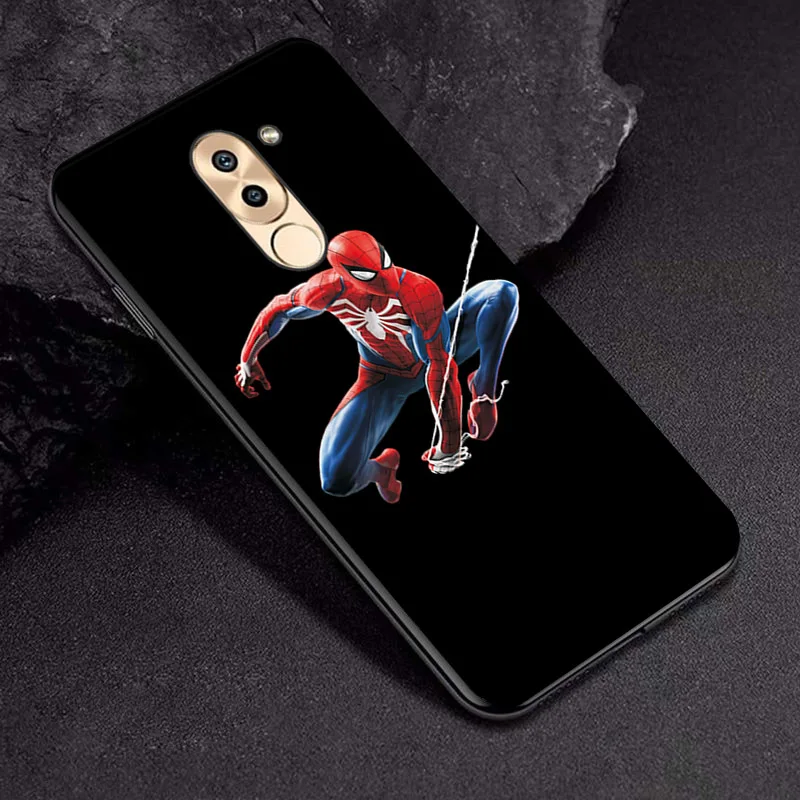 Чехол для телефона с изображением Железного человека для huawei Honor 6X, чехол для Honor 8X, Мстители, черный чехол ТПУ для huawei Honor 7X, чехол для Honor 9X Pro - Цвет: TPUBLK539