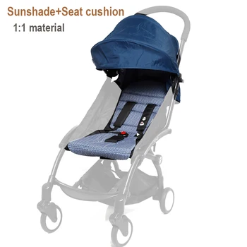 

Baby Stroller Accessories For Babyzen Yoyo 6+ Sunshade Cover Cushion Pack High-end Material Canopy Seat Mattress Fit Yoya Pram