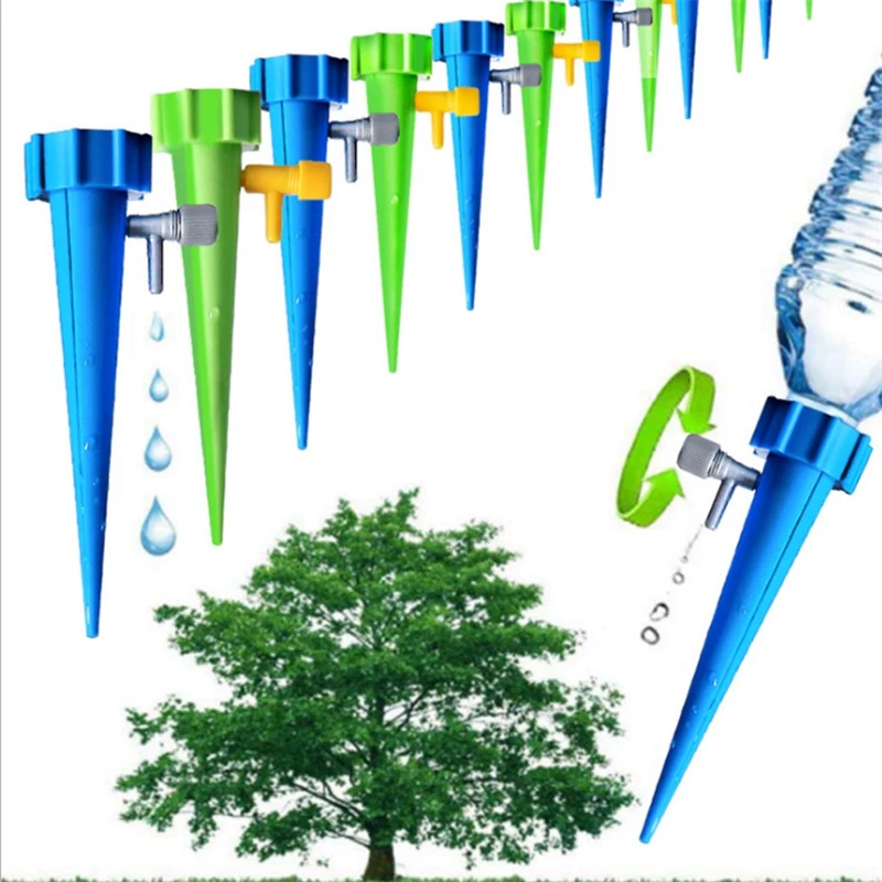 

24Pcs Automatic Plant Self Watering Spikes Adjustable Flower Household Auto Drip Irrigation Watering System Plant Watering Dev