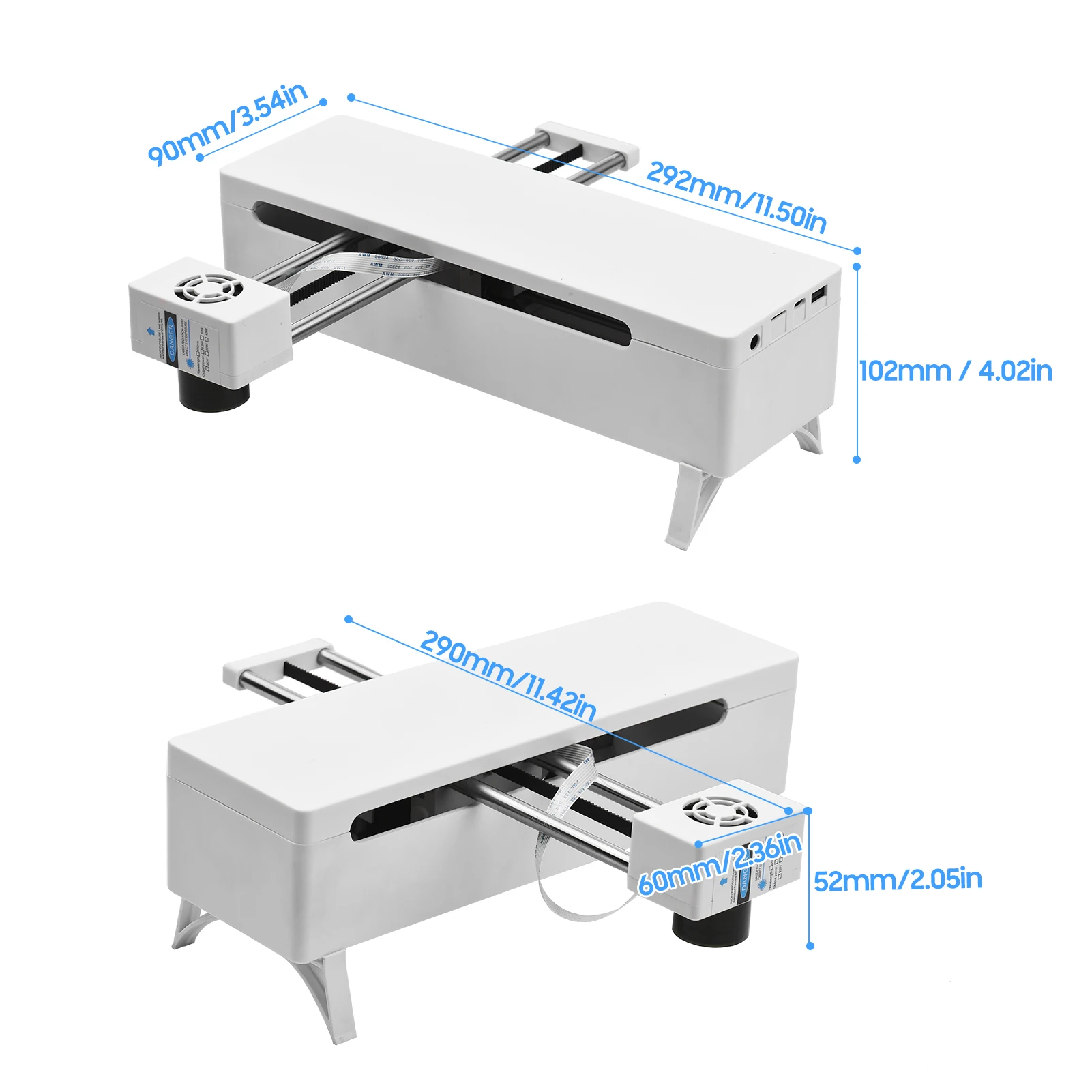 450nm Laser Gravur Maschine Einstellbare Brennweite Mini CNC Lasergravierer W1T3 