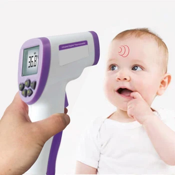 

Digital Temperatur Thermometer IR Infrared Thermometer Gun Non-contact Forehead Body Temperature Meter For Adult Children