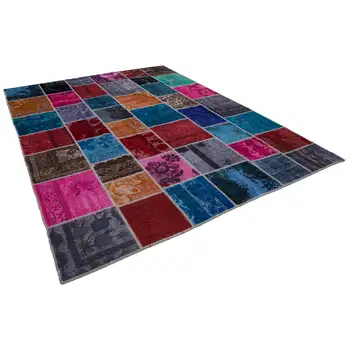

278x366 Cm Multicolor Handmade Patchwork Rug-9x12 Ft