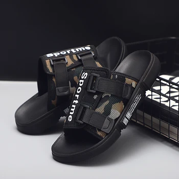 

Newest Fashion Gladiator Sandals For Men Summer Beach Slippers Camouflage Mesh Breathable Sport Water Flip Flops Sandalia