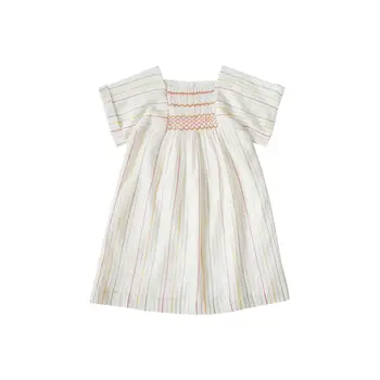 

ZMHYAOKE 2020 INS NEW Summer Baby Girl Casual Dresses Bubble Sleeves Suspender Dress Girls Princess Floral Dress Girl IN STOCK