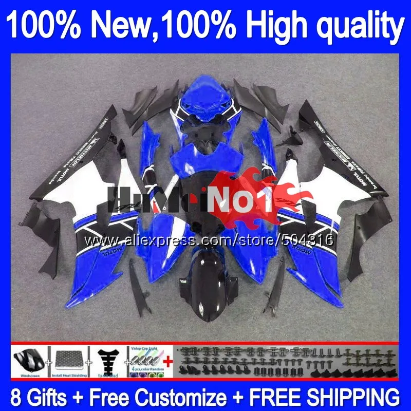YZF-R6 для YAMAHA YZF R6 YZF-600 YZF 600 R 6 43MC. 90 цвет: черный, синий YZF600 YZFR6 2008 2013 08 13, 14, 15, 16 лет обтекатели