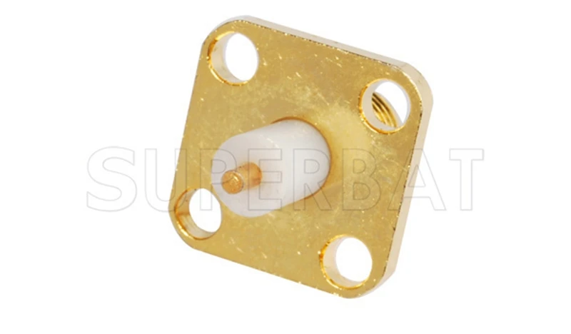 SMA Female RF Coaxial Connector for Panel Mount