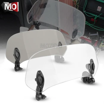 

Motorcycle Windshield Extension Spoiler Windscreen Air Deflector For Honda VTR1000F VRX400 VTX 1300 1800 X-11 XADV 300 750 1000