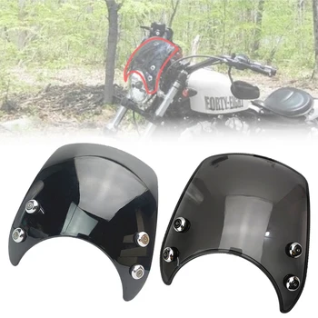 XL 883 Parabrezza Parabrezza In Alluminio 39 millimetri-41 millimetri Per Harley Sportster XL 883 1200 2004 2005 2006 2007 2008-2019 moto