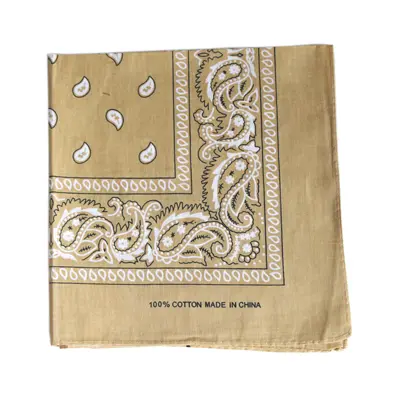 55x55cm Fashion Hip Hop 100% Cotton Bandana Square Scarf Cowboy Cashew Black Red Paisley Headband Print For Women/Men/Boys/Girls - Image 19