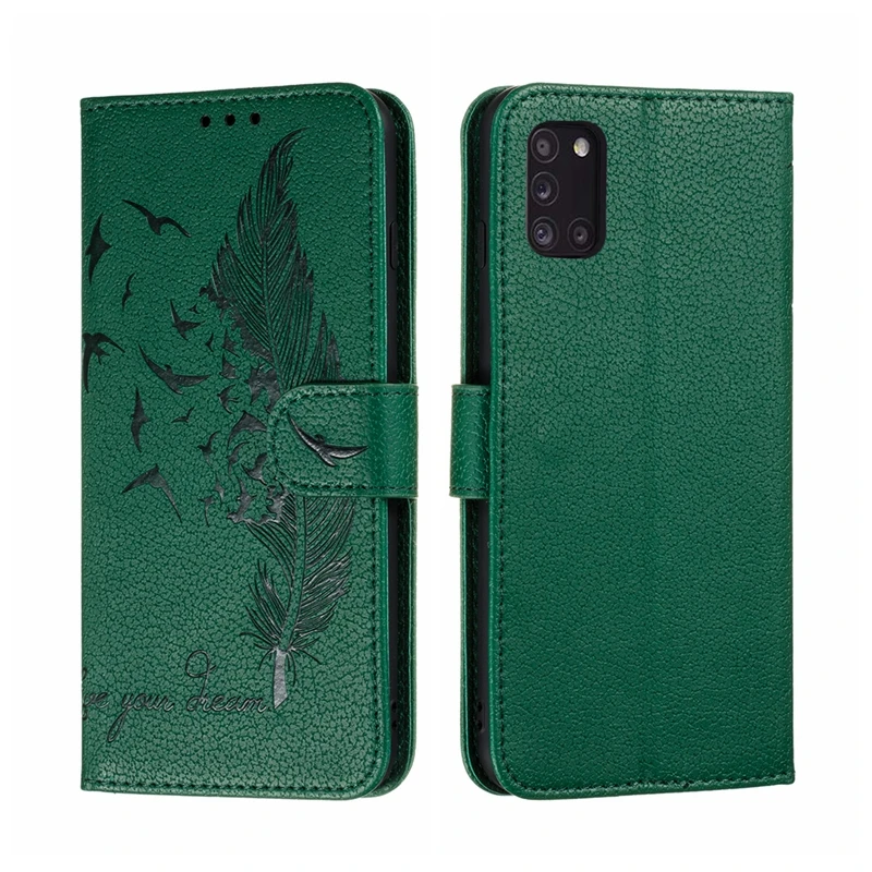 Dập Nổi Lông Chim Bao Da Ốp Lưng Cho Huawei Nova 6 6SE 7 7i 7SE SE Danh Dự 8S 8A 9S 9C 9A 10 10I 20 20I 30 30 Pro Vỏ huawei pu case Cases For Huawei