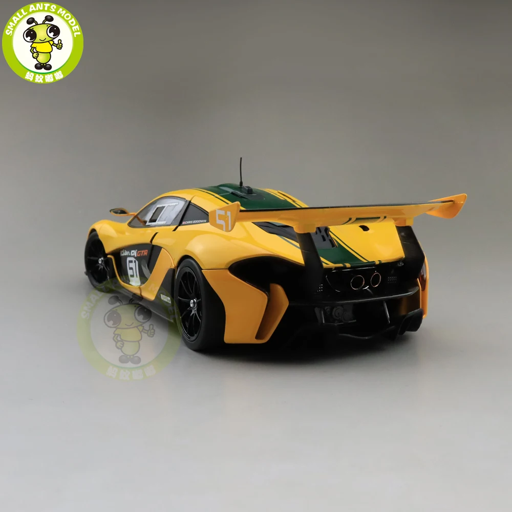 1/18 Почти настоящий MCLAREN P1 GTR Geneva Motor Show литой модельный автомобиль подарки