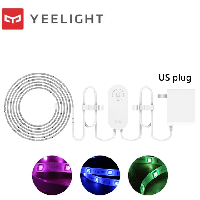 Yeelight Aurora Smart LightStrip 1S 2M to 10M LED RGB Colorful WiFi APP Remote Control Light Strip for Alexa Assistant Homekit 