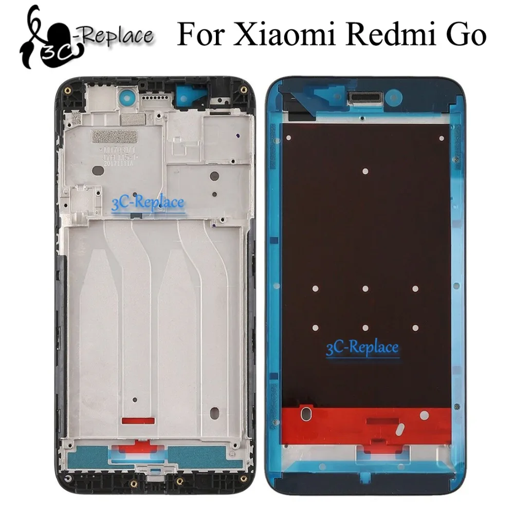 For Xiaomi Redmi Go / Redmi Go Global Front Housing Chassis Plate LCD Display Bezel Faceplate Frame Front frame( No LCD